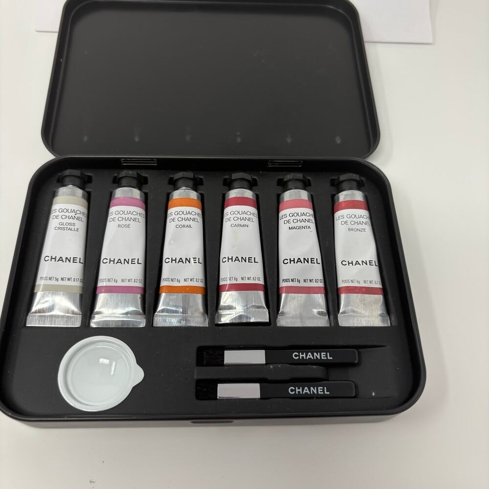 CHANEL Les Gouaches de CHANEL Artist Palette for Eyes Cheeks,Lips -Without Box-